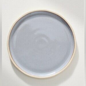 NEW Glazed Garage River Stoneware Salad Plates, Set of 4 - Denim Light